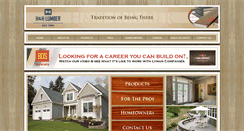 Desktop Screenshot of hhlumber.com