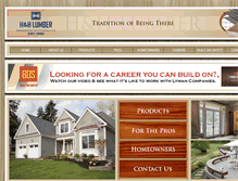 Tablet Screenshot of hhlumber.com
